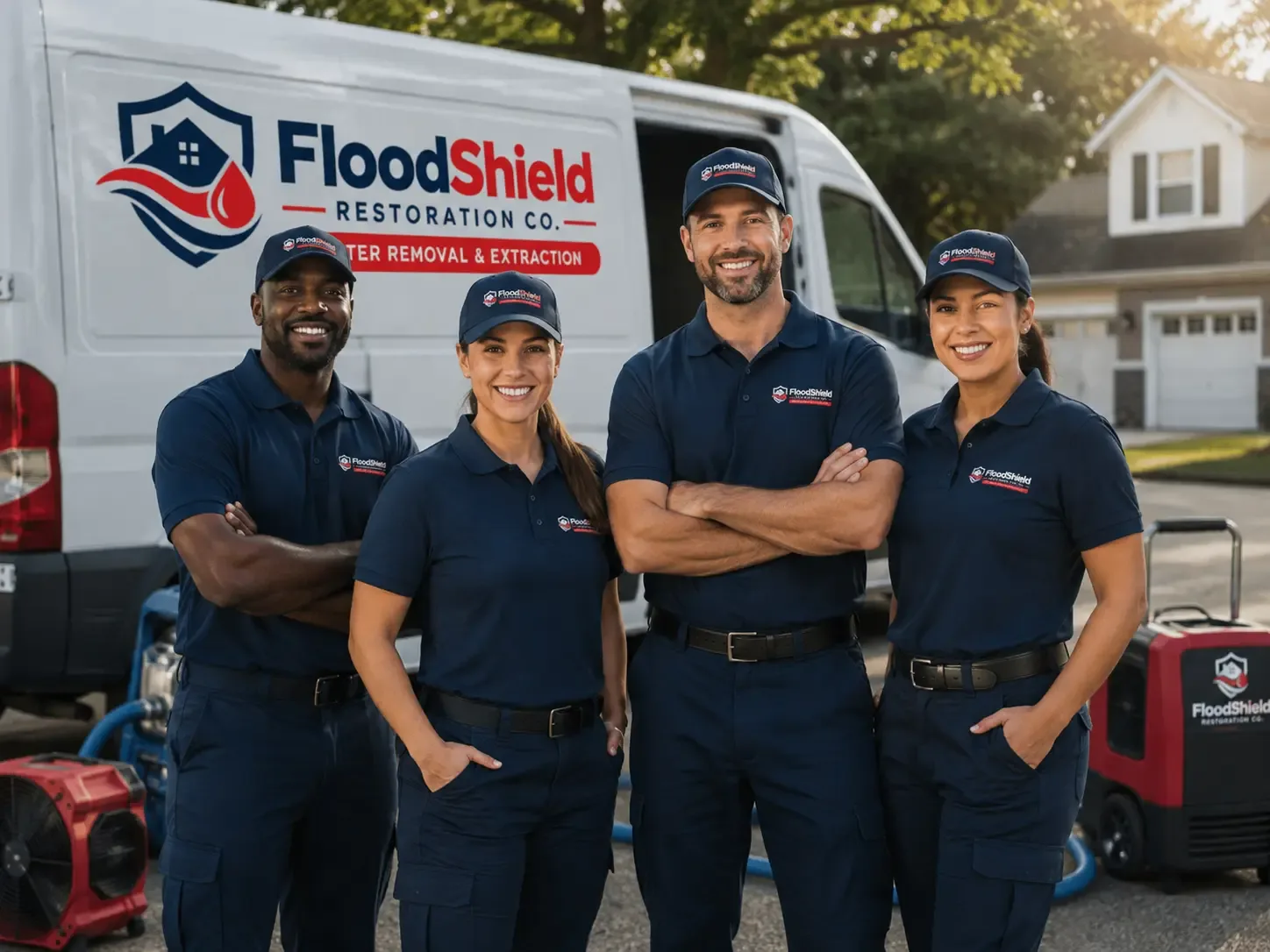 Flood Damage Restoration company in New Llano, LA